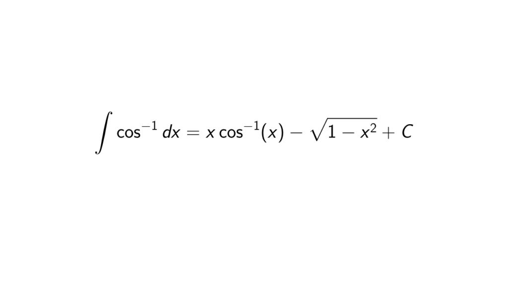 what-is-the-integral-of-arccos-x-epsilonify