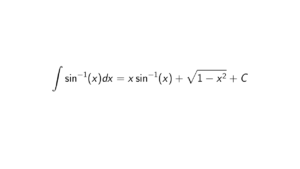 Read more about the article What is the integral of arcsin(x)?