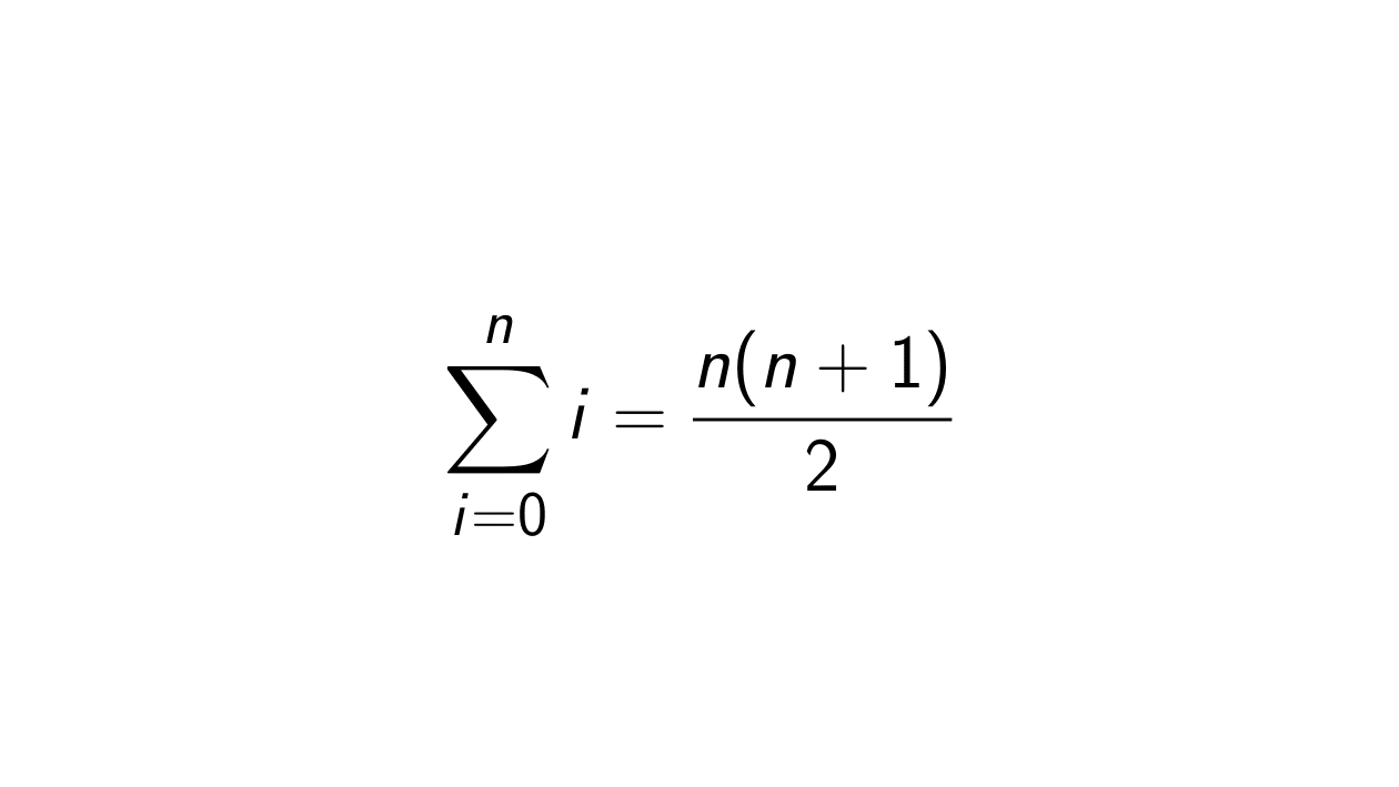 Read more about the article The Finite Sum Of Natural Numbers