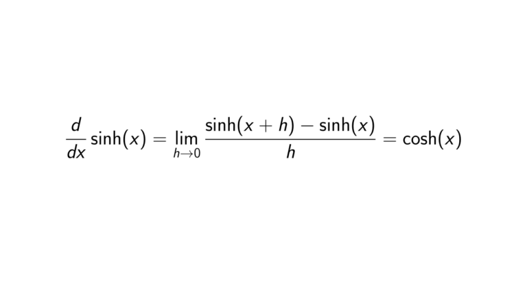 derivative-of-hyperbolic-sine-using-first-principle-of-derivatives